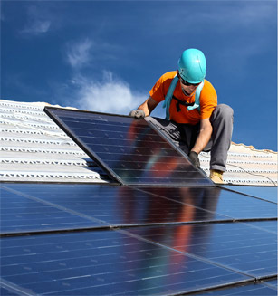 Net Meetering - Installing solar panel